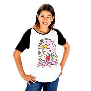 My Melody vintage strawberry raglan tee